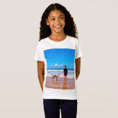 T-shirt met eigen foto en tekst - Eigen ontwerp (Voorkant volledig)