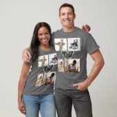 T-Shirt met eigen foto en tekst Vaderdag (Unisex)