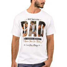 T-shirt met eigen foto van papa – Mijn favoriete h