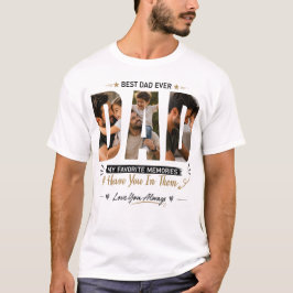 T-shirt met eigen foto van papa – Mijn favoriete h
