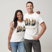 T-shirt met eigen foto van vader (Unisex)