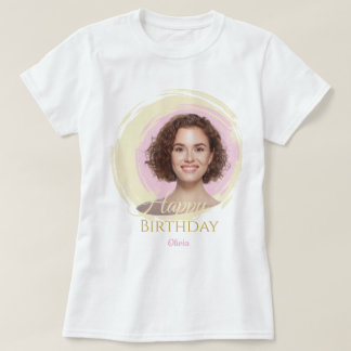 T-shirt met eigen foto voor verjaardag | Gepersona