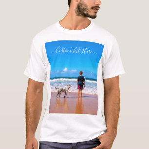 T-shirt met eigen fototekst - cadeau met foto's va