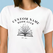 T-shirt met eigen naam boekenclub