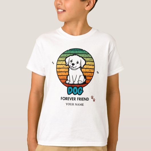 T-shirt met eigen naam en tekst – Persoonlijk (Voorkant)