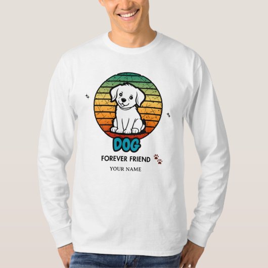 T-shirt met eigen naam en tekst – Persoonlijk (Voorkant)