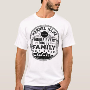 T-shirt met eigen naam hond   Verzorging van honde