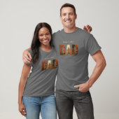T-shirt met eigen naam van papa en kinderen (Unisex)