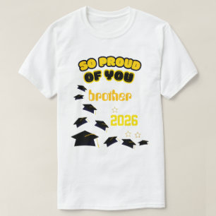 T-shirt met eigen naam voor afstuderende familiele