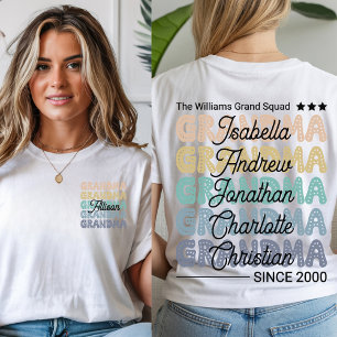 T-shirt met eigen naam voor Nana, Gigi, Moederdag