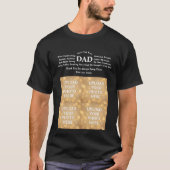 T-Shirt met eigen ontwerp voor vader (Voorkant)