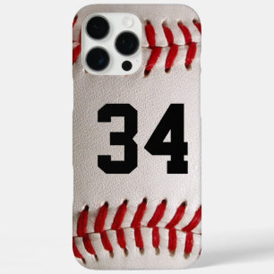 T-shirt met eigen rugnummer Baseball Speler Ontwer iPhone 16 Pro Max Hoesje