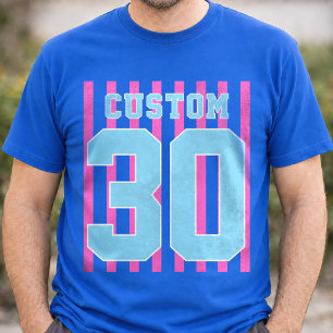 T-shirt met eigen teamnaam en nummer sport jersey
