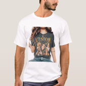 T-shirt met eigen tekst (Voorkant)