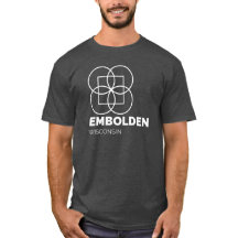 T-shirt met embolden WI