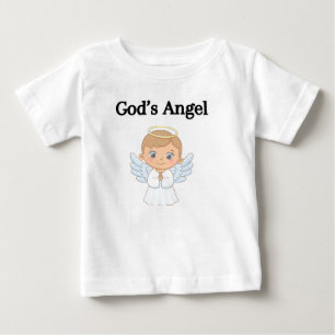 T-shirt met engel voor pasgeboren baby's 3-6 maand