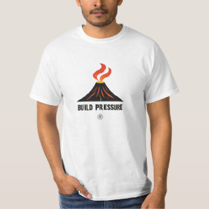 T-shirt met 'Erupt With Power Volcano Motivation'-