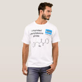 T-shirt met fenylalanine-anilide-molecule (Voorkant volledig)