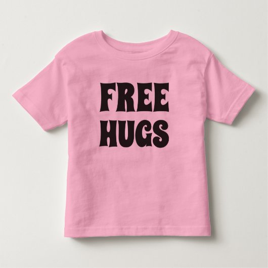T-shirt met fijne jersey voor peuters met 'Free Hu (Voorkant)