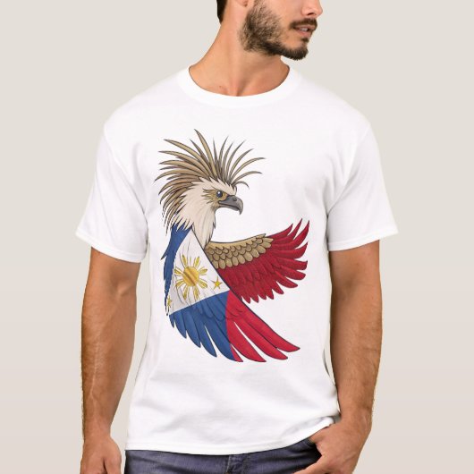 T-shirt met Filipijnse Adelaar (Voorkant)