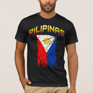 t-shirt met filippijnvlag ( pilipinas )