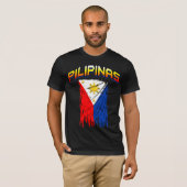 t-shirt met filippijnvlag ( pilipinas ) (Voorkant volledig)