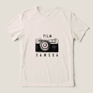 T-shirt met filmcamera