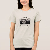 T-shirt met filmcamera (Voorkant)