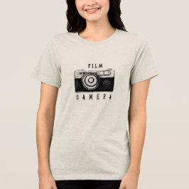 T-shirt met filmcamera