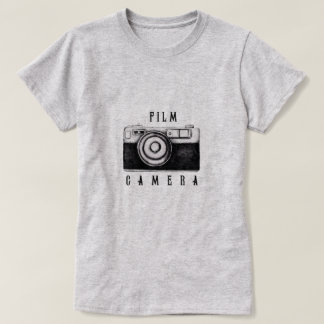 T-shirt met filmcamera