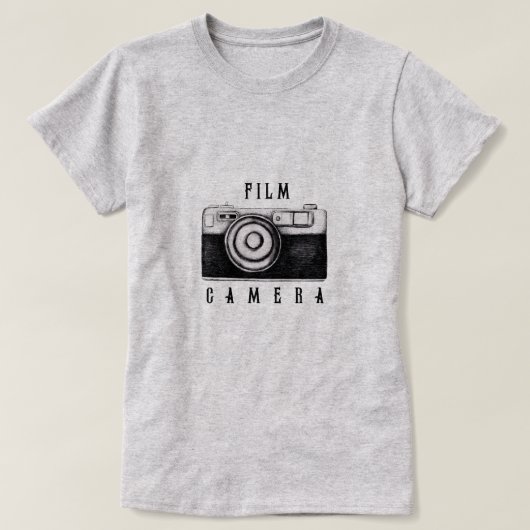 T-shirt met filmcamera (Design voorkant)