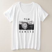 T-shirt met filmcamera (Design voorkant)