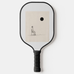 T-shirt met filosofie Minimalistische existentië Pickleball Paddle