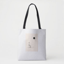 T-shirt met filosofie | Minimalistische existentië Tote Bag