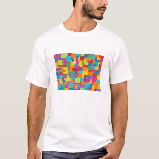 T-shirt met fine art schilderij print ontwerp (Voorkant)