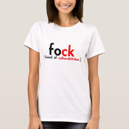 T-shirt met focus (Voorkant)