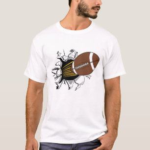 T-shirt met football burster