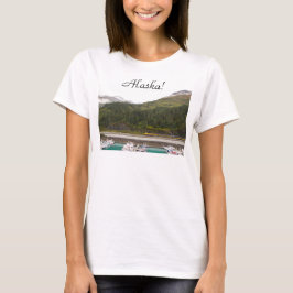T-shirt met foto van Alaska Mountains