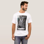 T-SHIRT MET FOTOVAN EEN KAT (Voorkant volledig)