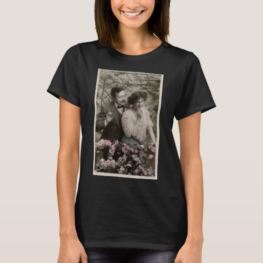 T-shirt met Franse geliefden (Voorkant)