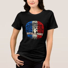 T-shirt met Franse Patriottische Erfenis