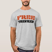T-shirt met Free Thinker (Voorkant)