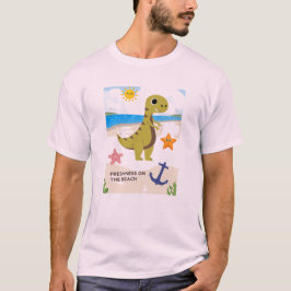 T-shirt met frisheid op het strand