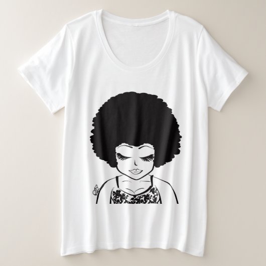 T-shirt met gebogen hoofden (Design voorkant)