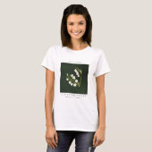 T-shirt met geboortebloem van mei (Voorkant volledig)