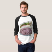 T-shirt met gebraden rundvlees (Voorkant volledig)