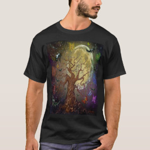 T-shirt met gedraaide boom