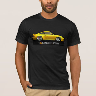 T-shirt met geel porshe 911