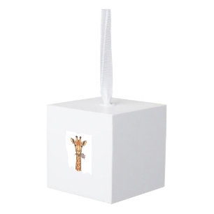 T-shirt met gegraveerde giraffe met bloemen_1 decoratie