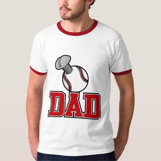 T-shirt met gekke papa (Voorkant)